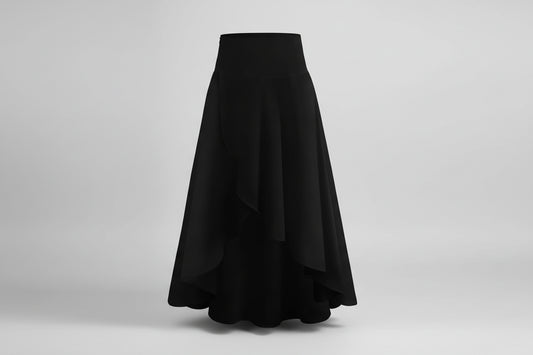 Women’s Chic Ruffle Asymmetrical Skirt