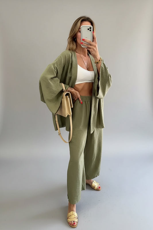 Chic Cotton-Linen Outfit Set