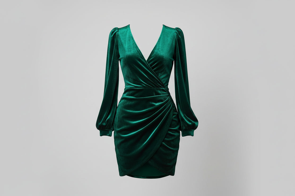 Sexy Velvet Loose Dress for Autumn & Winter