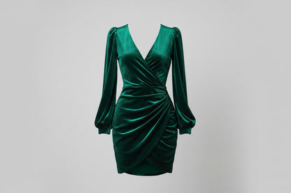 Sexy Velvet Loose Dress for Autumn & Winter