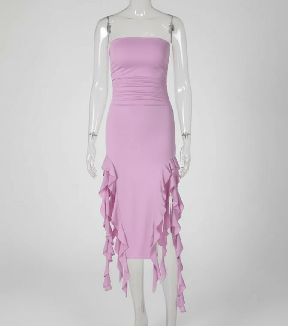 Split Maxi Bodycon Dress