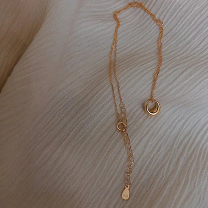 Elegant 925 Sterling Silver Geometric Necklace