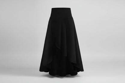 Women’s Chic Ruffle Asymmetrical Skirt