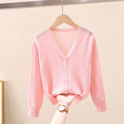Kids' UV Protection Knit Cardigan