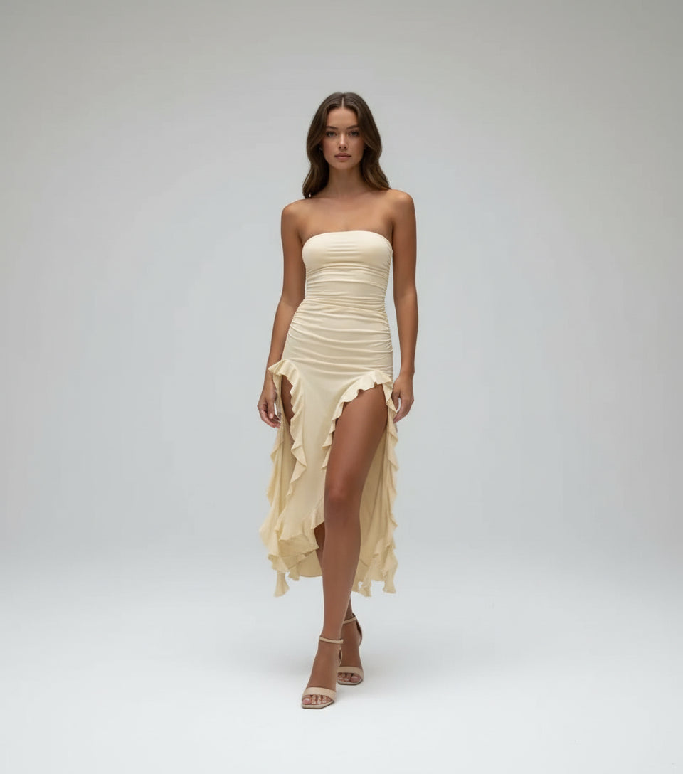 Split Maxi Bodycon Dress