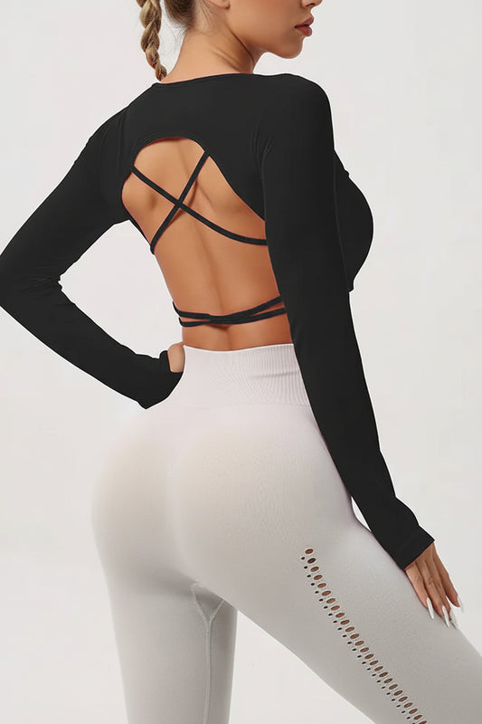 Chic Cross-Back Top