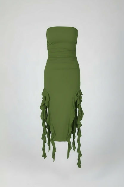 Split Maxi Bodycon Dress