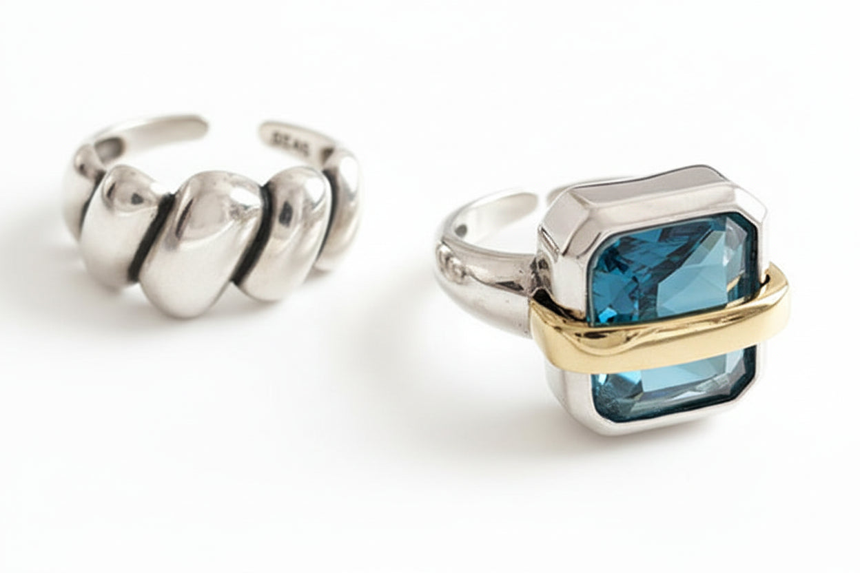 Elegant Thai Sterling Silver Vintage Ring