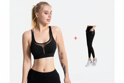 Women’s Chic Mesh Workout Set