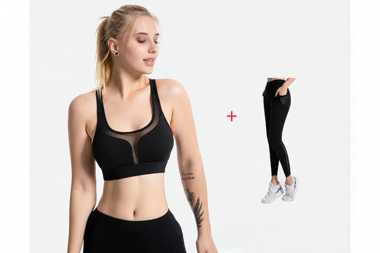 Women’s Chic Mesh Workout Set