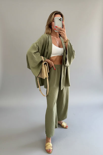 Chic Cotton-Linen Outfit Set