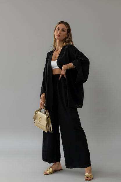 Chic Cotton-Linen Outfit Set