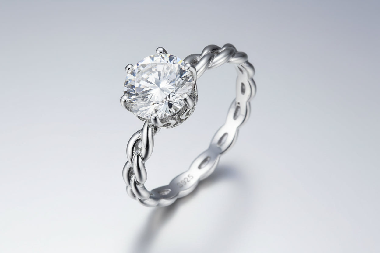 Elegant 925 Sterling Silver Ring