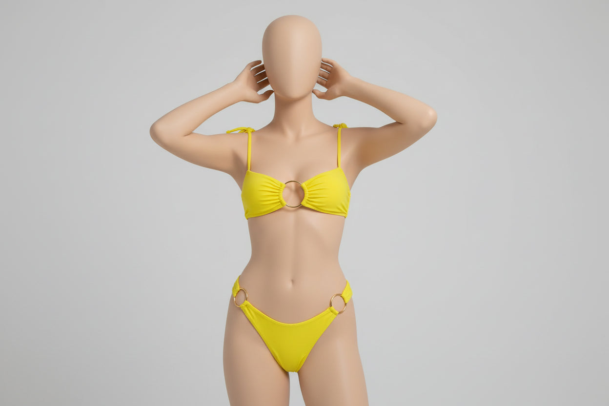 Elegant European Two-Piece Swimwear