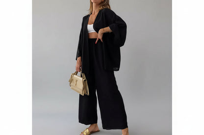 Chic Cotton-Linen Outfit Set