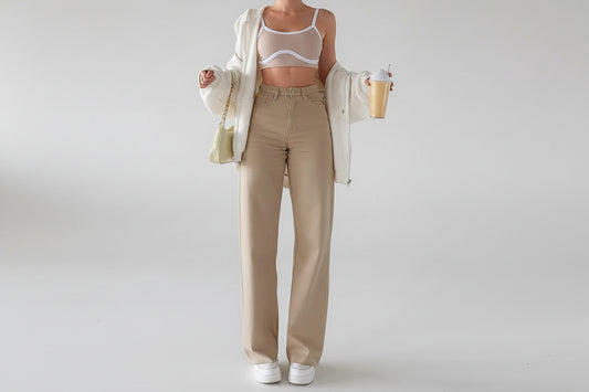 Chic Wide Leg Slim Jeans for Women